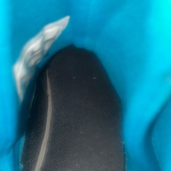 Nike Air Flight High Can’t Jump Blue Sneakers with Yellow Laces Men Size 12 USA - Picture 10 of 15